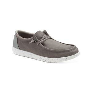 SUN STONE Mens Gray Padded Brian Round Toe Lace-Up Sneakers Shoes 10.5 M